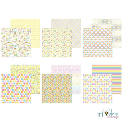 Double-Sided Paper Pad Fairy Garden 6" / Block de Papel Jardín 6" Descontinuado Doodlebug