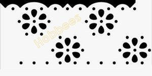 Blossom Eyelet Deep Edge Punch / Perforadora Orilla Profunda Encaje de Florecitas Descontinuado Martha Stewart