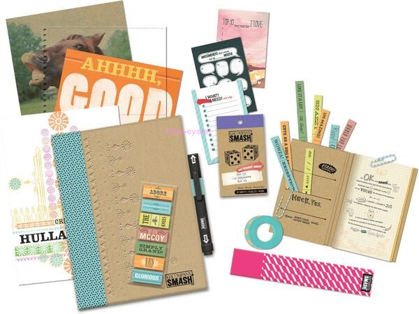 Smash Blue Folio Bundle / Kit de Cuaderno Azul y Accesorios Descontinuado K &amp; Company