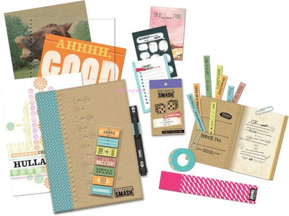 Smash Blue Folio Bundle / Kit de Cuaderno Azul y Accesorios Descontinuado K &amp; Company