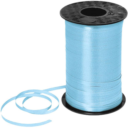 Crimped Curling Ribbon Blue / Listón Texturizado para Rizar Fiestas Hobbees