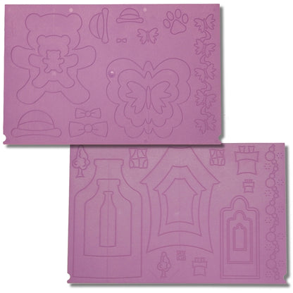 Celebration Embossing Boards Kit / Kit de Tablas para Hacer Manualidades Descontinuado Crafter&