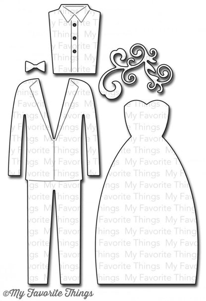 Suaje de Corte de Novios / Bride &amp; Groom Descontinuado Die Namics