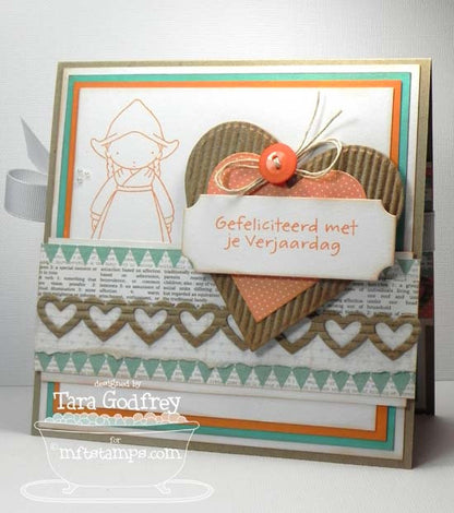 Layered Heart Border Die / Suaje de Corte de Borde de Corazón Descontinuado Die Namics