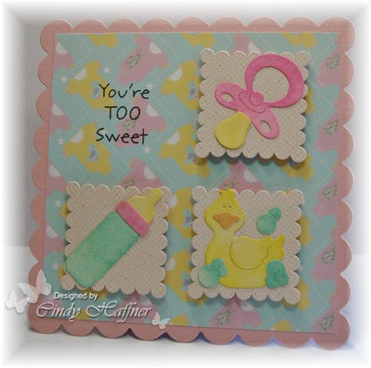 Suaje de Corte de Mamila / Baby Bottle Mini Descontinuado Cottage Cutz