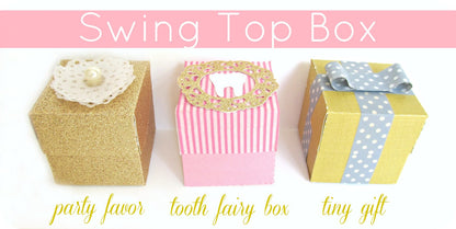 Suaje de Corte de Cajita Cuadrada / Swing Top Box Descontinuado LifeStyle Crafts