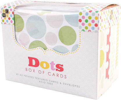 Dots Box of Cards / Tarjetas y Sobres de Puntos Descontinuado DCWV