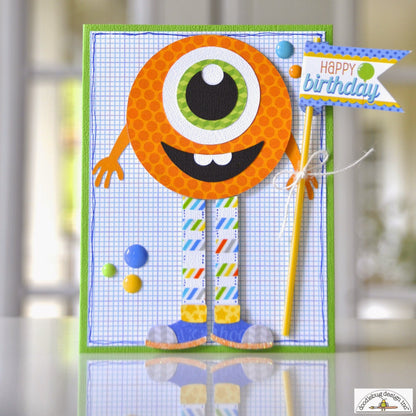 Tropical Funky Flower Brads Adornos / Embellishments Creative Impressions