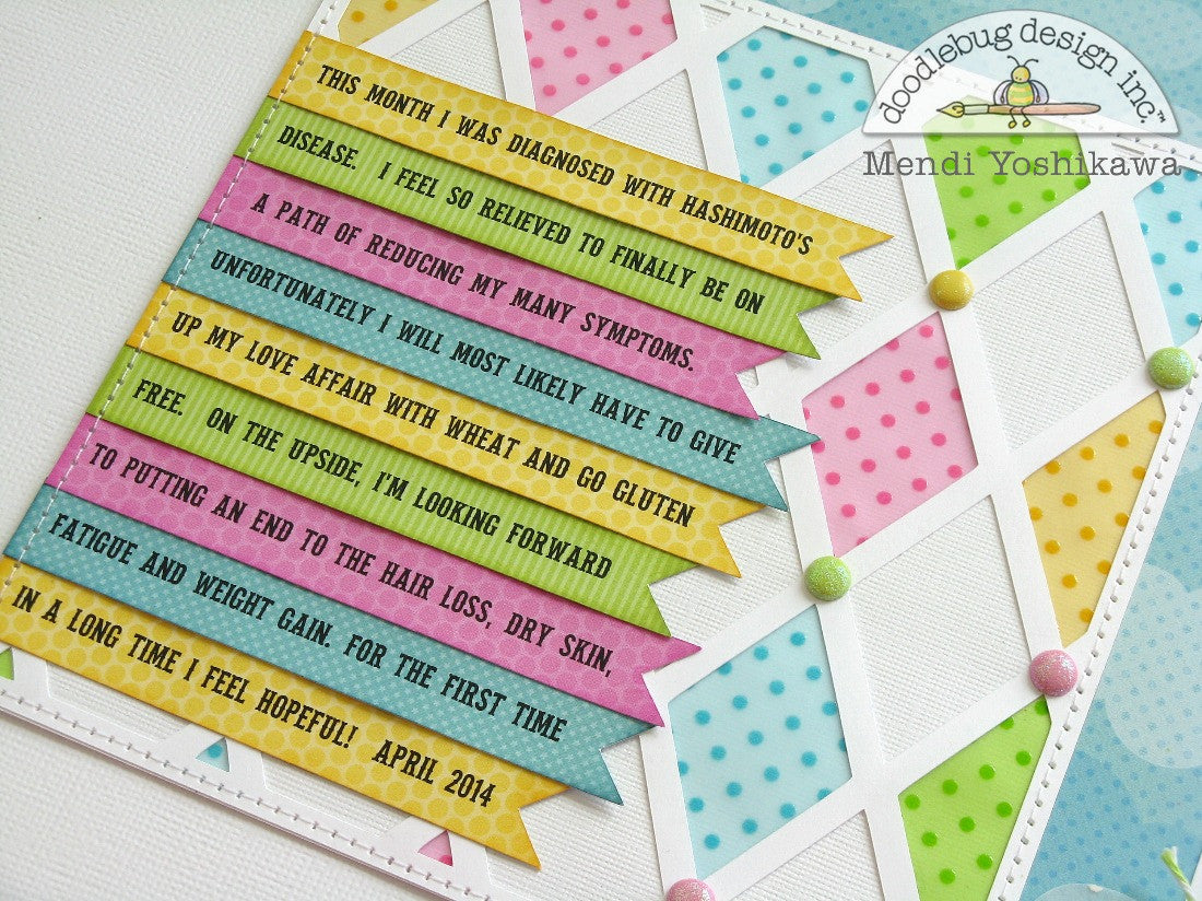 Tropical Funky Flower Brads Adornos / Embellishments Creative Impressions