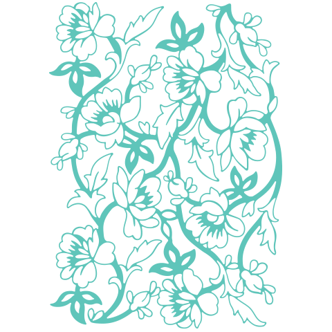 Suaje de Corte Para Hacer Fondo de Enredaderas de Flores / Flower Bramble Descontinuado Cuttlebug