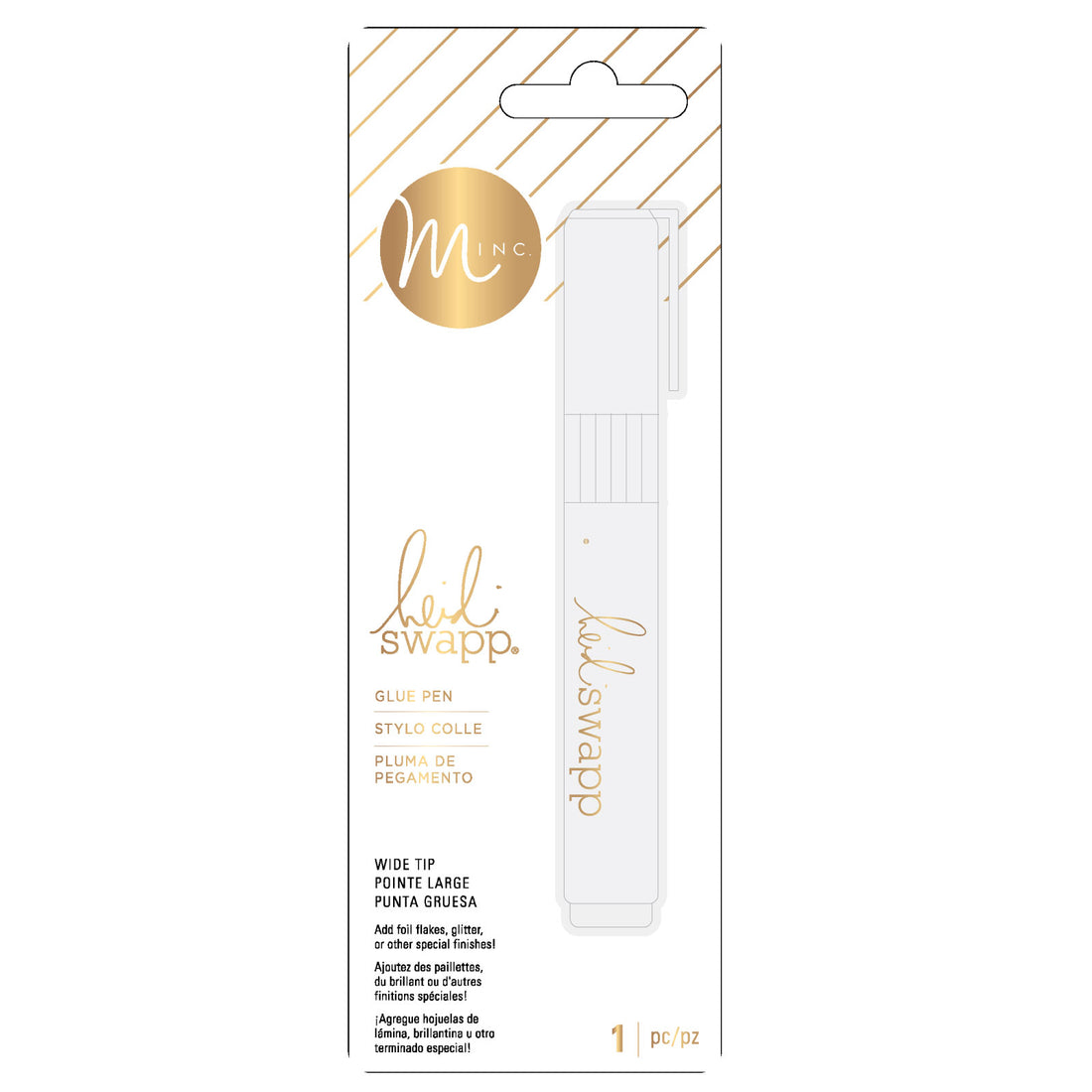 Minc Glue Pen Wide Tip / Pegamento en BolÃgarfo Punta Gruesa Adhesivos / Pegamentos Heidi Swapp