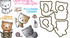 Stamps and Dies  Kitten Caboodle / Kit de Suajes y Sellos de Gatitos Descontinuado LDRS Creative