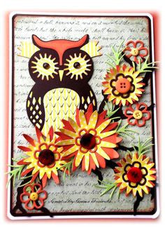 Suaje de Corte de Búho / Owl Dados de Corte / Suajes / Troqueles XCut