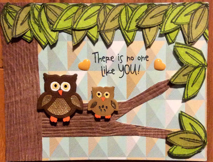 Suaje de corte y grabado de Búho / Cut &amp; Emboss Owls Dies Descontinuado Momenta