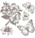 Butterflies Dies / Set de Suajes y Sellos Mariposas Descontinuado Sizzix