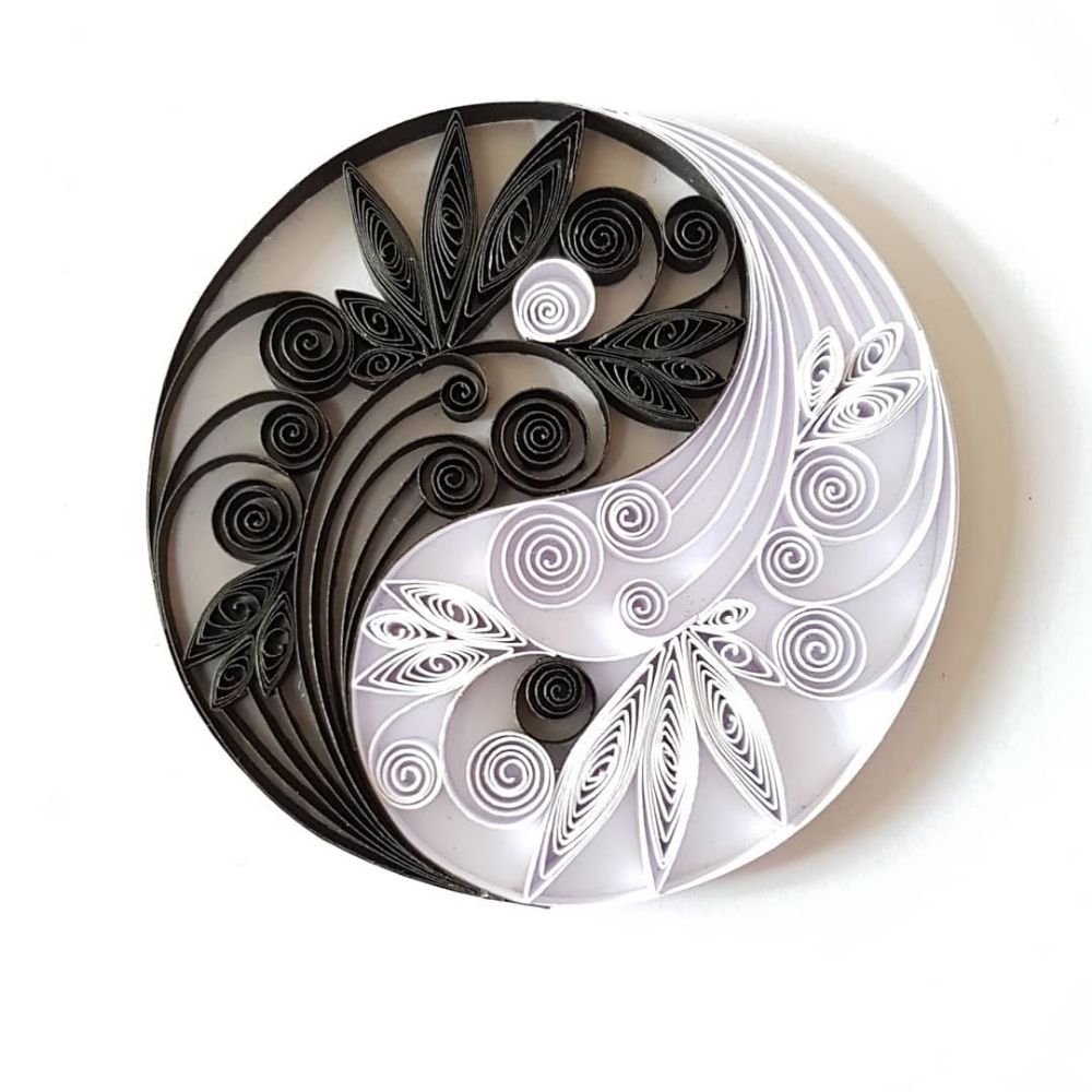 Quilling Strip Paper B&W / Tiras de Papel para Filigrana Blanco Negro Filigrana Bazzill