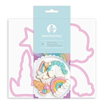 Unicorn Cookie Cutters / Cortadores de Galleta Unicornio Descontinuado Sweet Tooth Fairy