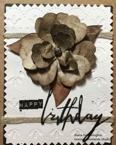 Sizzix Eyelet Lace / Folder de Grabado Encaje Descontinuado Sizzix