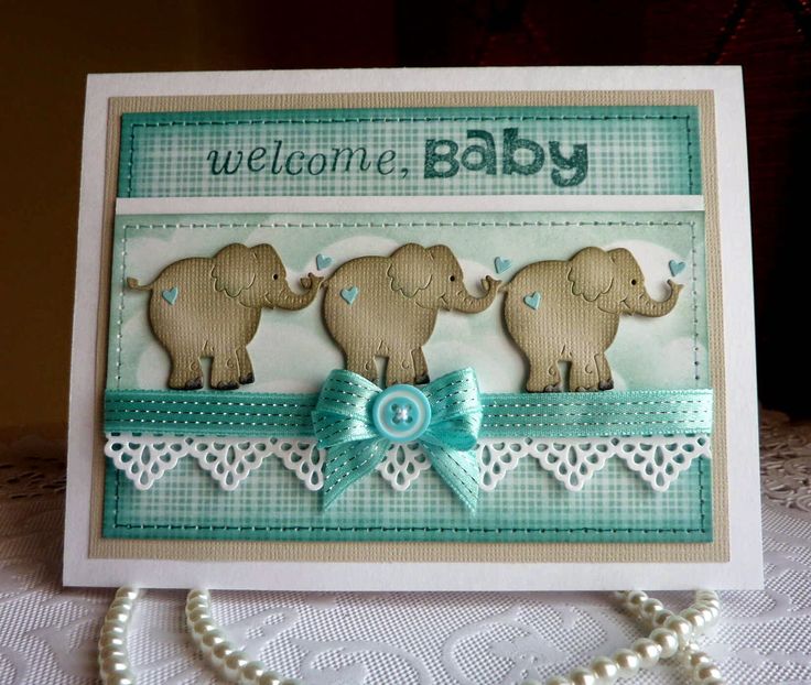 Baby Shower Elephant Die / Suaje de Elefantes para Baby Shower Descontinuado Cottage Cutz