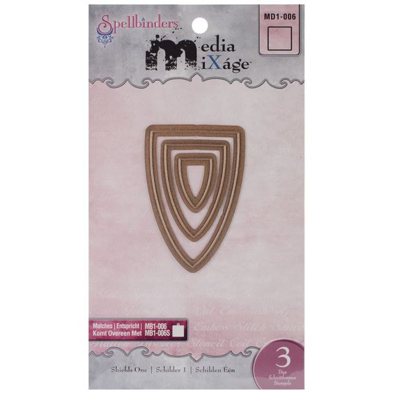 Shields One Die / Suaje de Corte para Joyería Descontinuado Spellbinders
