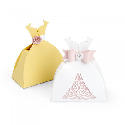 Thinlits Dies Dress Box / Suaje de Cajita de Vestido Descontinuado Sizzix