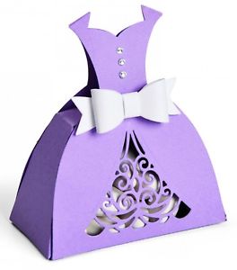 Thinlits Dies Dress Box / Suaje de Cajita de Vestido Descontinuado Sizzix