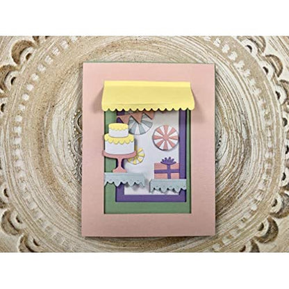 Thinlits Birthday Shadow Box Die / Suaje de Sombra de Cumpleaños Descontinuado Sizzix