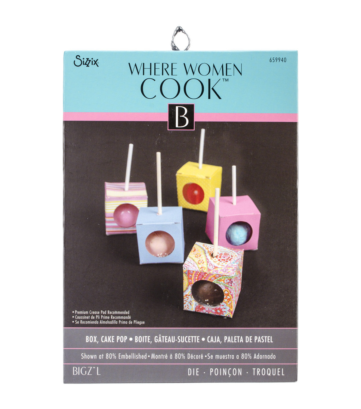 Cake Pop Box / Suaje de Cajita de Pastel Descontinuado Sizzix