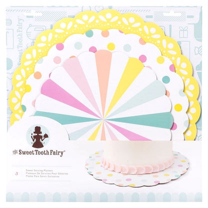 Sweet Serving Platters Pastel / Base para Postres Estampada Repostería Sweet Tooth Fairy