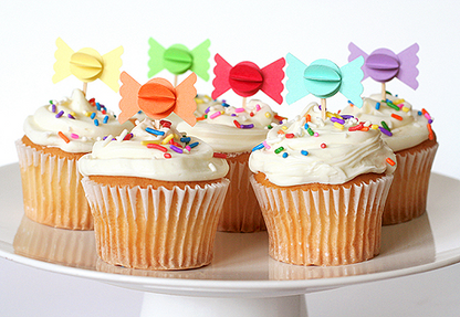 Gingham Celestial Candi Minis Adornos / Embellishments Candi