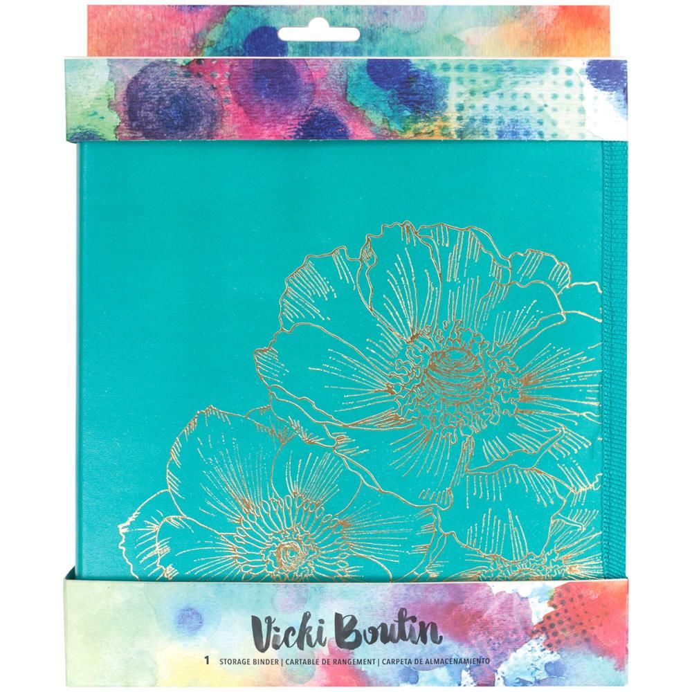 Storage Binder / Carpeta Para Almacenar con Papel de Acuarela de Vicky Boutin Almacenamiento y Organización American Crafts