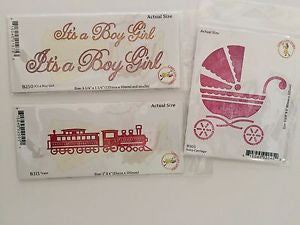 Baby Carriage Die / Suaje de Corte de Carriola Descontinuado Cheery Lynn Designs