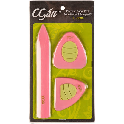 Bone Folder and Scraper Kit / Hueso de Doblado y Kit de Espátulas Descontinuado C Gull