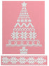 Folder de Grabado / Embossing Folder Christmas Stitches Descontinuado Cuttlebug