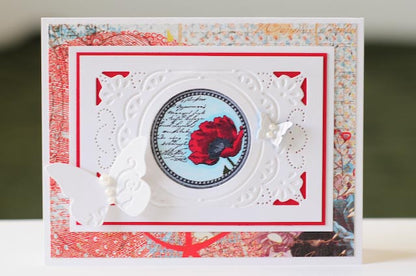 Embossing Plus Chic Circle Frame / Folder de Corte y Grabado Marco Circular Descontinuado Cuttlebug