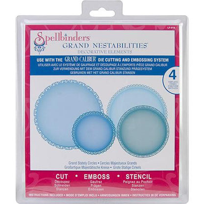 Plus Grand Stately Circles / Circulos con Encajes DESCONTINUADO Spellbinders