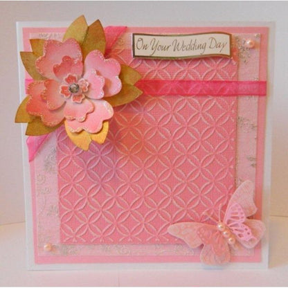 Embossing  Circle Interlock / Folder de Grabado Círculos Entrelazados Descontinuado Darice
