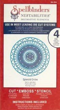 Suaje de corte de Círculos esplendidos / Splendid Circles Dies Dados de Corte / Suajes / Troqueles Spellbinders