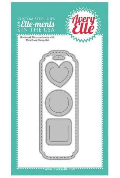 Suaje de corte para hacer separador de libro / Bookmark Die Descontinuado Avery Elle