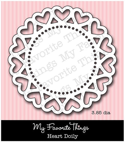 Suaje de Corte de Blonda de Corazones / Heart Doily Die Descontinuado Die Namics
