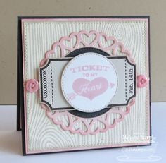 Suaje de Corte de Blonda de Corazones / Heart Doily Die Descontinuado Die Namics