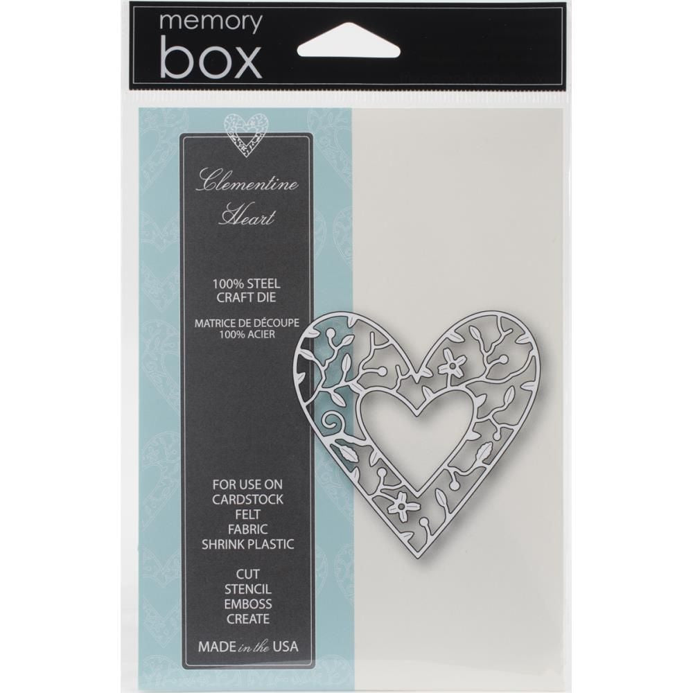 Suaje de Corte de Corazon de Flores / Clementine Heart Die Descontinuado Memory Box
