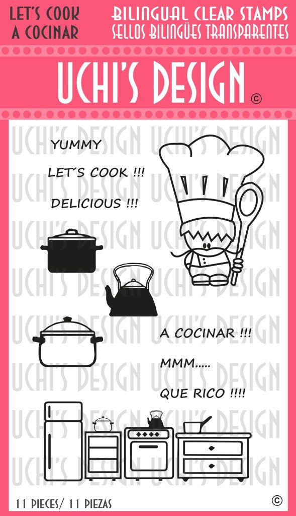 Sellos de Polímero A Cocinar / Lets Cook Descontinuado Uchis Desing