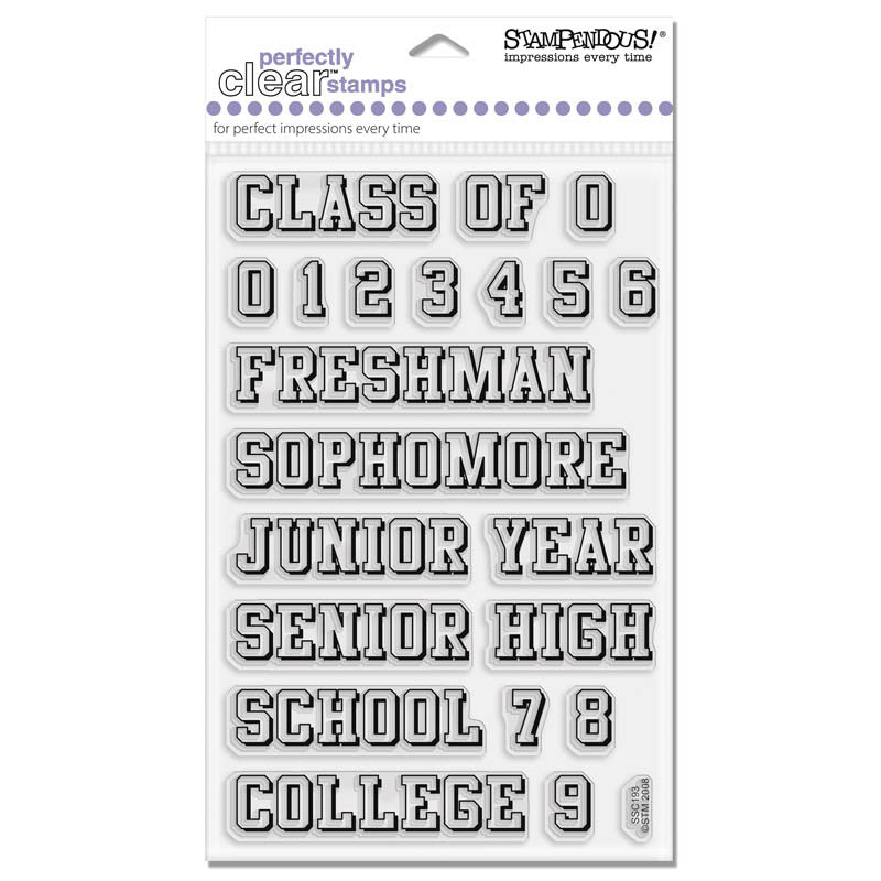 Sellos de PolÃmero Año Escolar / School Years Sellos Stampendous