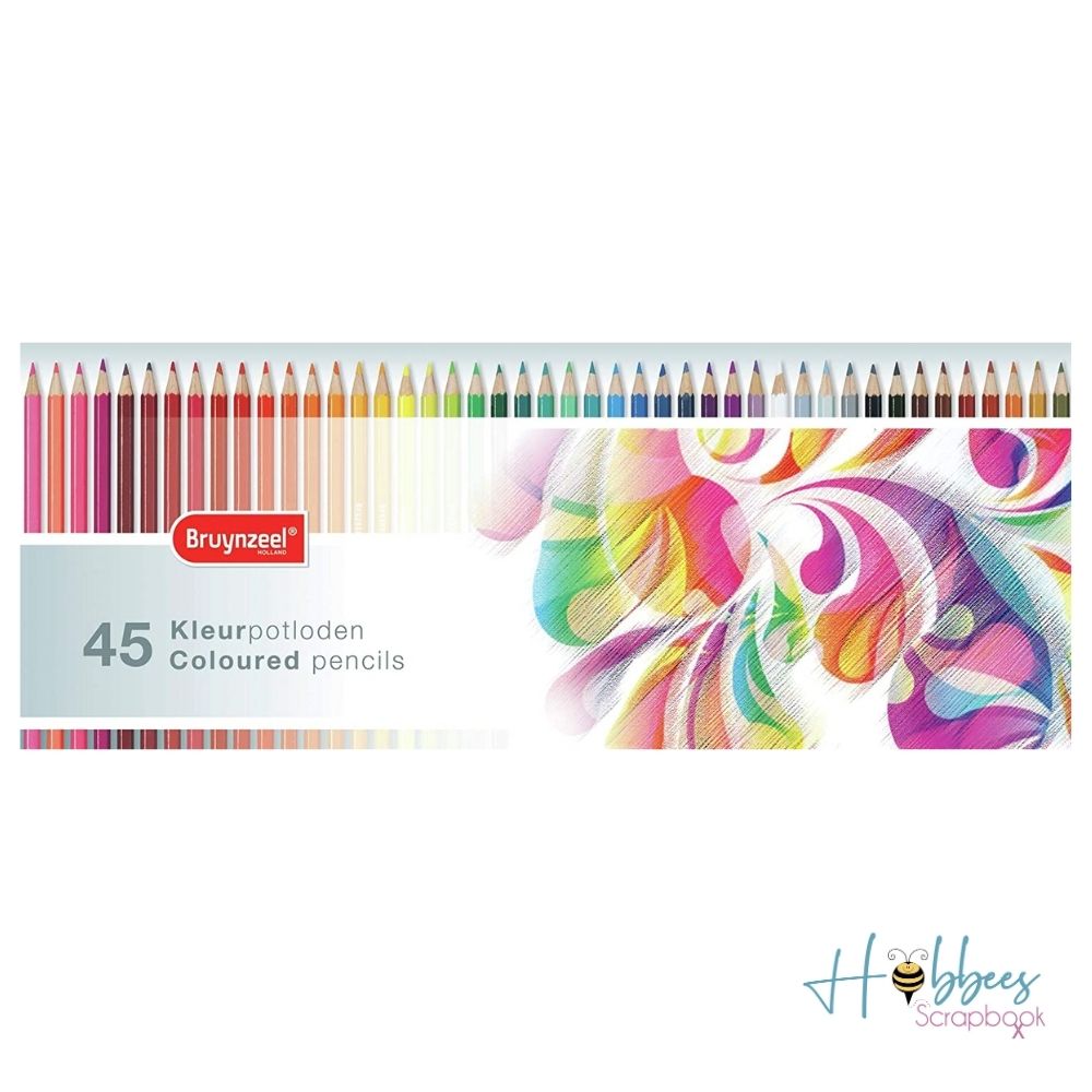 45 Colored Pencils / 45 Lápices de Colores Artísticos