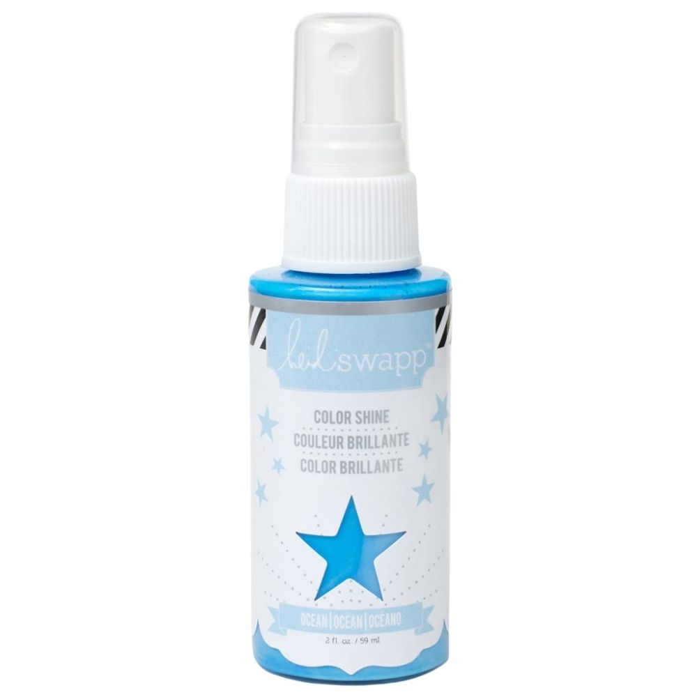 Color Shine Spritz Ocean / Tinta en Spray Color Azul Pintura y Medios Mixtos Heidi Swapp