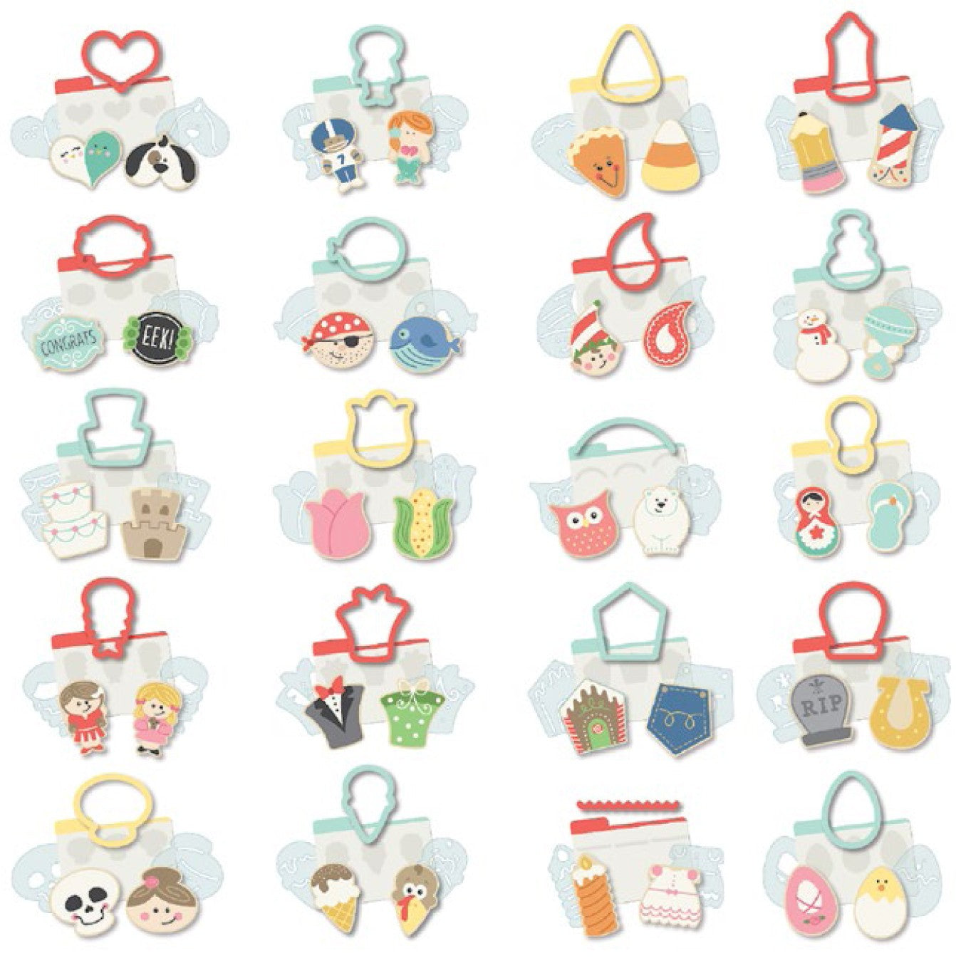 Shape Shifter Kit &amp; Tool Bundle 94 piece / Set Completo para Decorar Galletas Descontinuado Sugarbelle