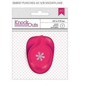 Knock Outs Mini Punch Snowflake / Perforadora de Copo de Nieve Descontinuado American Crafts