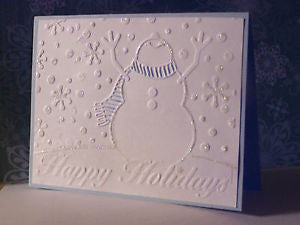Snowman Arms Up Embossing Folder / Folder de Grabado Muñeco de Nieve Folders de Grabado Darice