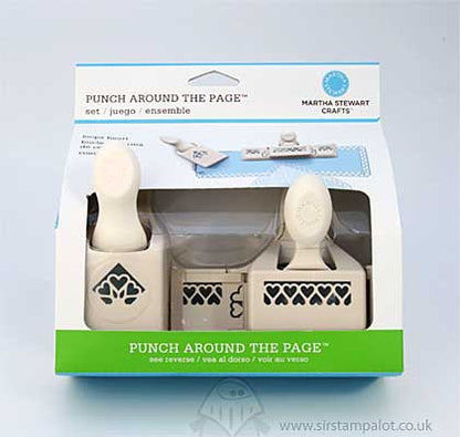 Punch Around Loops Heart / Perforadora de Orilla y Esquina Bucle en Forma de Corazon Descontinuado Martha Stewart